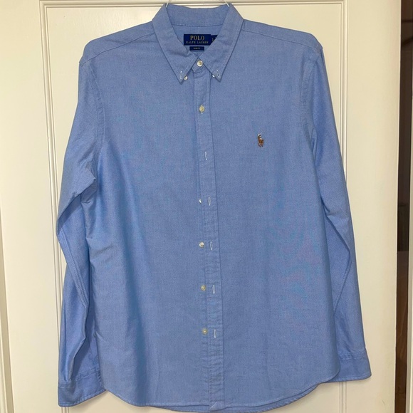 Polo Ralph Lauren slim fit blue button down - Picture 1 of 3